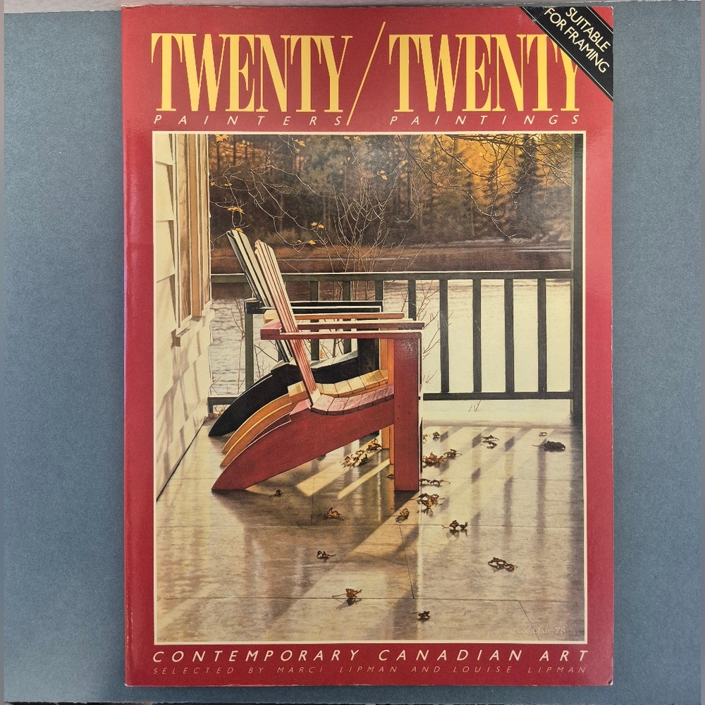 Vintage 1970s Frameable Contemporary Canadian Works of Art - Twenty/Twenty Book